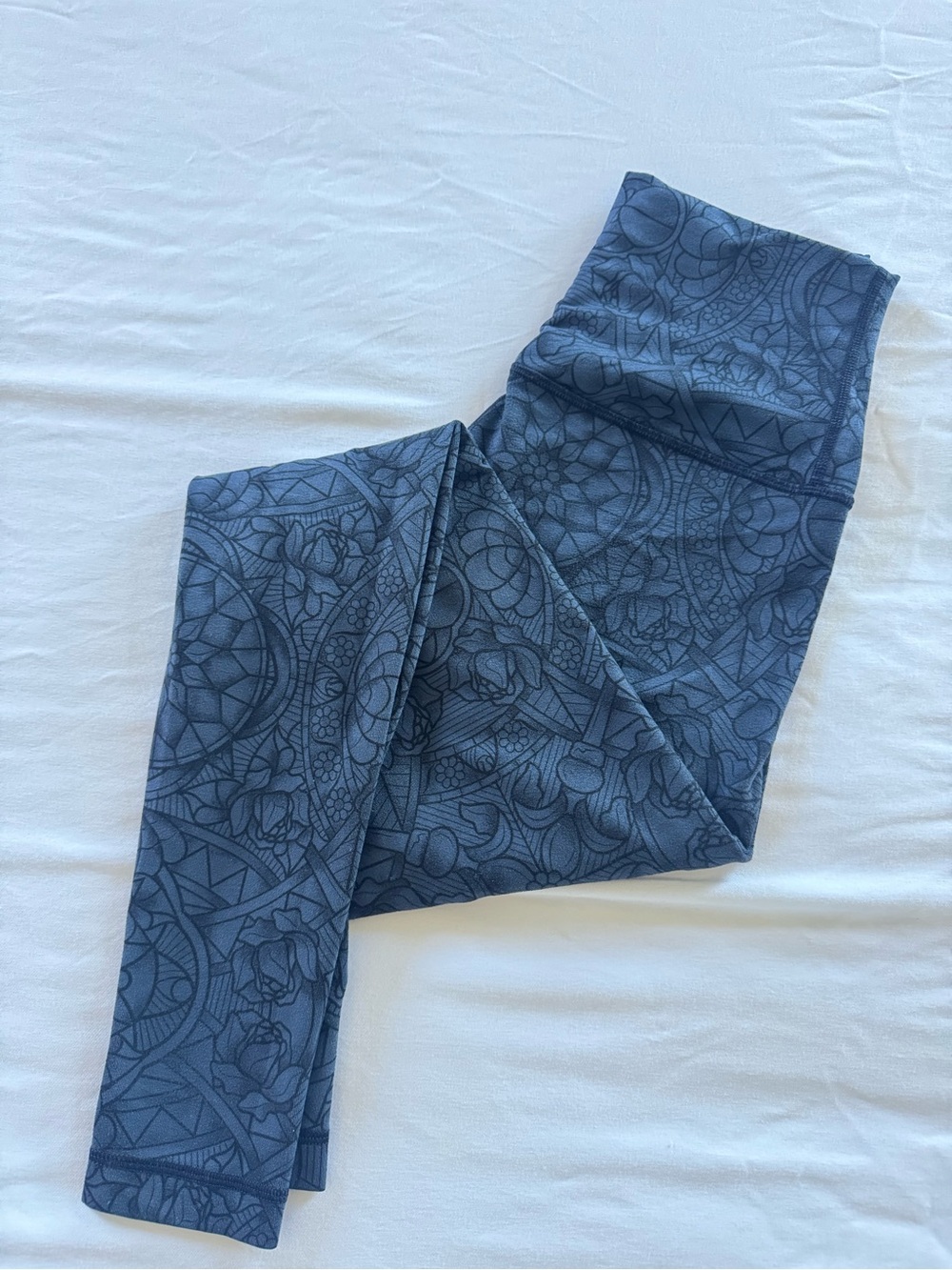 Lululemon Navy Patterned Leggings